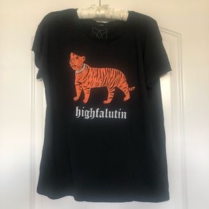 Sold Elsewhere - Highfalutin Distressed Tee - Living Fully